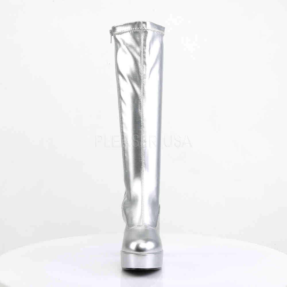 Funtasma - EXOTICA-2000 Stiefel - Silberfarben